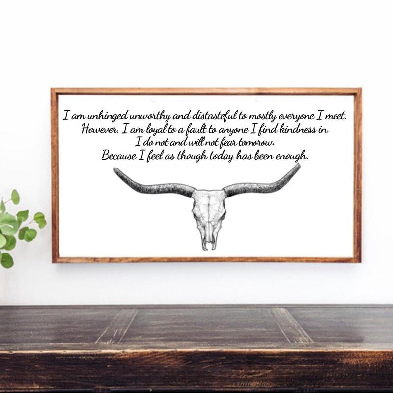 Fear and Fridays Poster No Frame, Country Music Lyrics, Fear And Friday’s (poem), Western Decor -  Decor Home Decoration Photo Ornaments