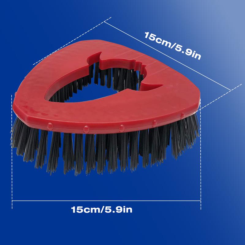 1 Count Spin Mop Replace Head Base Scrub Mop Brush Head Replacement For O-CEDAR EasyWring 1 Tank System, Shower Floor Scrubber, Hard Bristle Cleaning Brush For Bathroom Kitchen Wall Tile, Not Fit RinseClean.