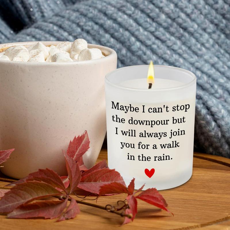 Sympathy Gifts for Women - Christmas, Encouragement, Self Care Gifts for Her, Thinking of You, Friends Gifts - Vanilla Lavender Scented Candle 10 Oz