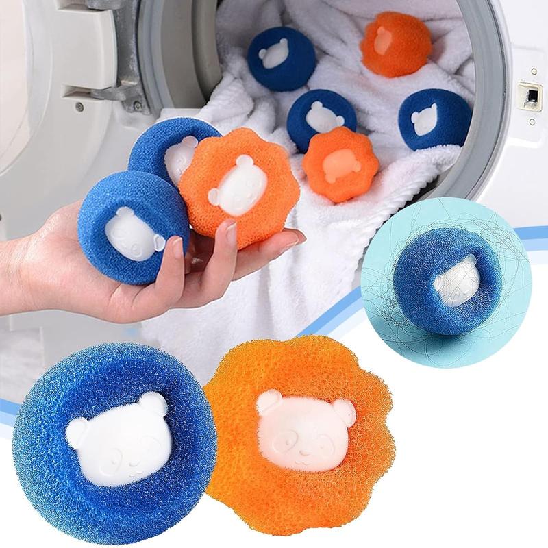 Lint Remover Washing Balls Reusable Pet Hair Catcher, Pet Hair Remover for Laundry, Washing Machine Hair Catcher Dryer Balls for Clothing Dog Cat Pet Fur Remover 9 Pcs