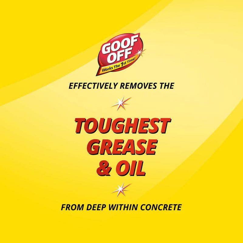 Goof Off 32 oz.Concrete Cleaner and Oil Stain Remover, (Pack of 2)