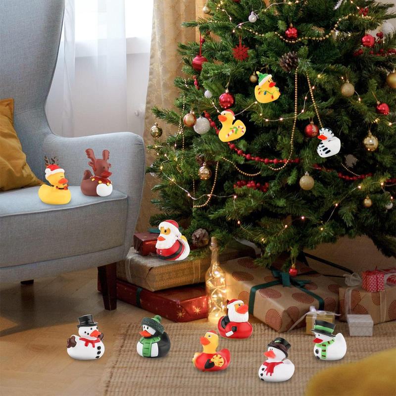 Christmas Countdown Blind Box, 1 Box Random Cute 24 Grid Duck Christmas Gift Box, Party Favors for Christmas, Party Gifts for Friends, Family, Classmates, Teachers, Christmas Advent Calendar  Giftbox Set