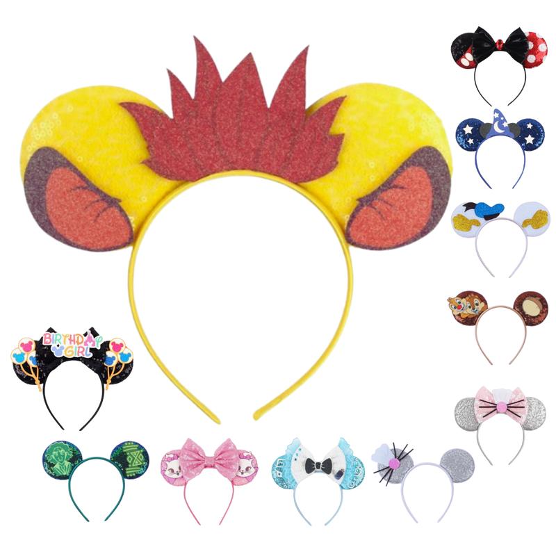 Character Ears - Perfect for Theme Park visits, Dress-up, Parties, and more!