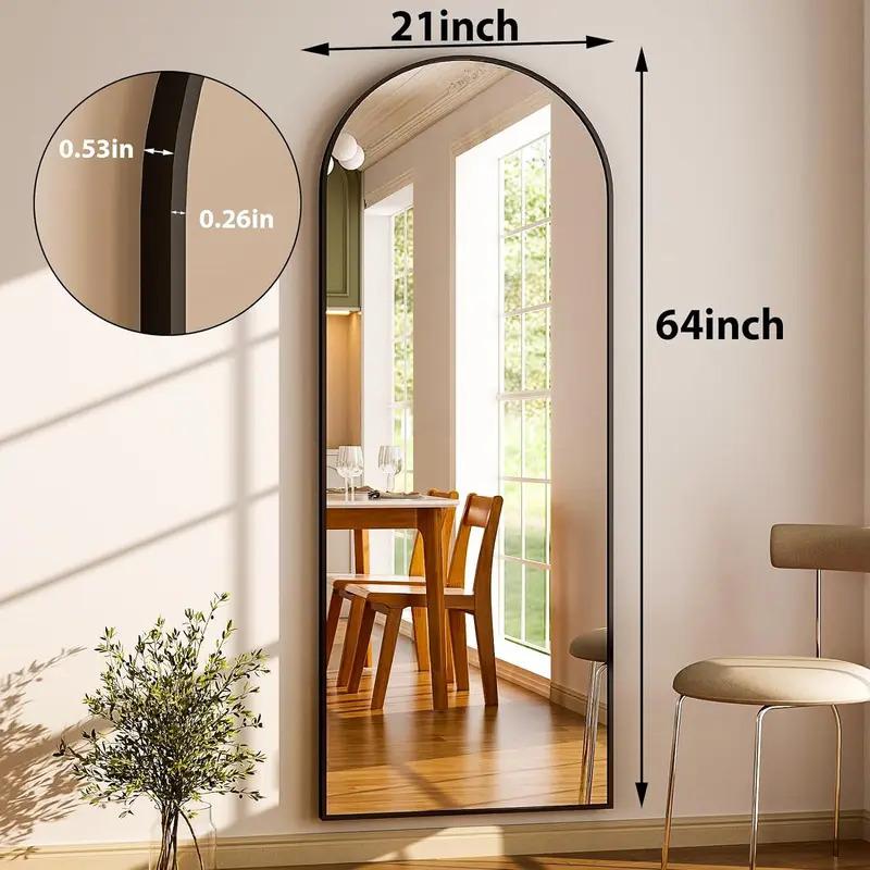 Modern Arched Full-Length Mirror, 64