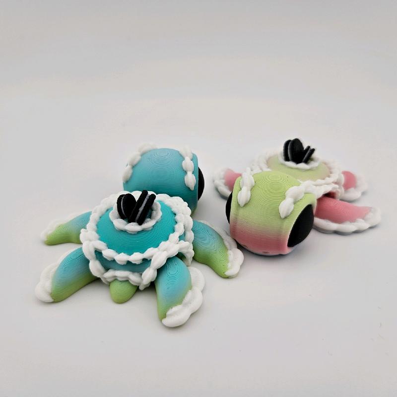 3D Printed Pie Turtle Figurine