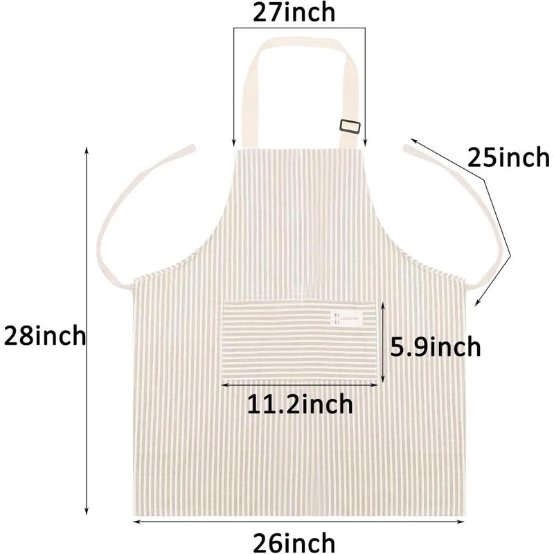 Apron, 2 Pack Cooking Apron for Women with Pocket Adjustable Chef Aprons for Kitchen, Cooking, Baking (Blue Green)