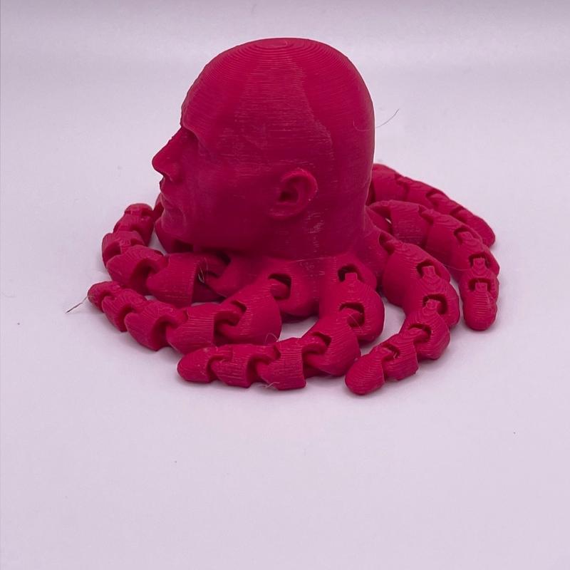 The Rock Octopus 3D Printed, Rocktopus Figurine