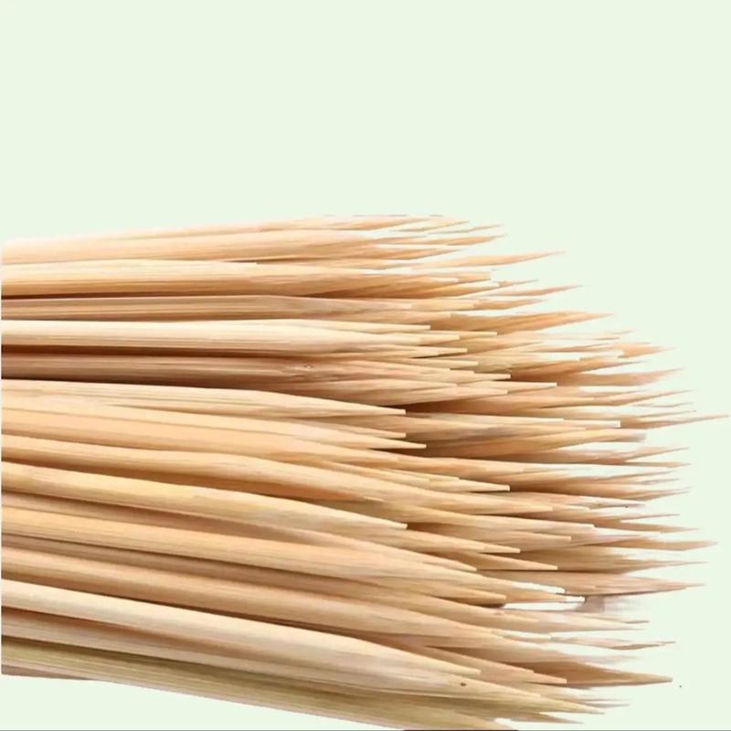 100-Piece Bamboo Sticks, 12 Inches Long