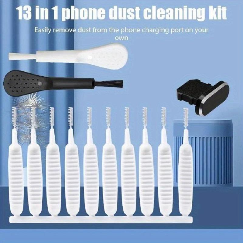 Mobile Phone Speaker Dust Removal Cleaner Tool Kit, Phone Charge Port Dustproof Cleaning Brush, Mobile Phone Cleaning Tool Kit for USB-C Xiaomi Samsung