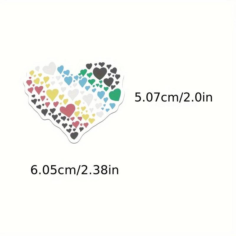 Disability Awareness Sticker, 50pcs set Cartoon DIY Decorative Sticker, Self Adhesive Decor Paper for Gift Greeting Card & Water Bottle & Laptop