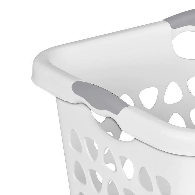 Sterilite 2 Bushel Ultra Laundry Basket Plastic, White, New