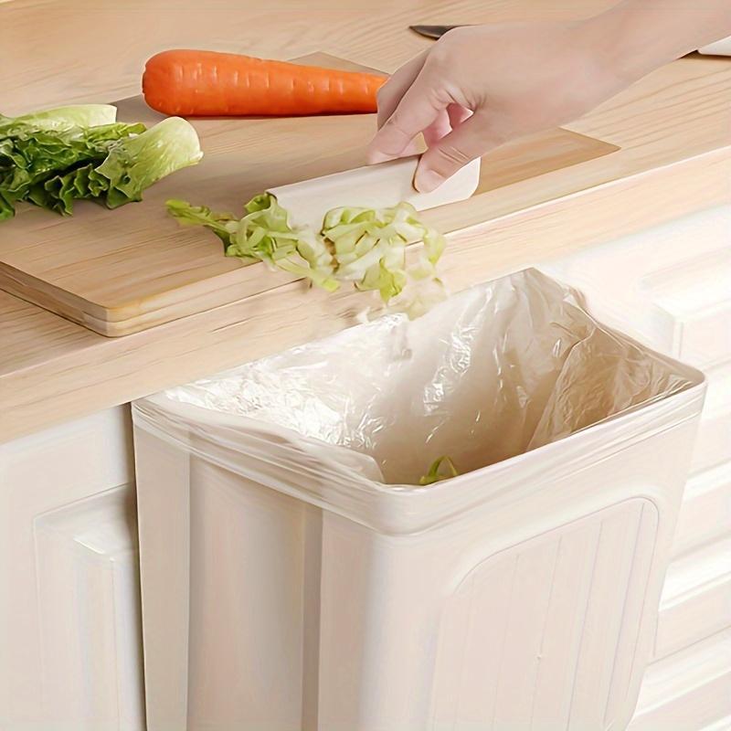 Foldable Kitchen Trash Can, Hanging Trash Bin, Space-saving Hanging Garbage Can for Kitchen Cabinets, Kitchen Accessories