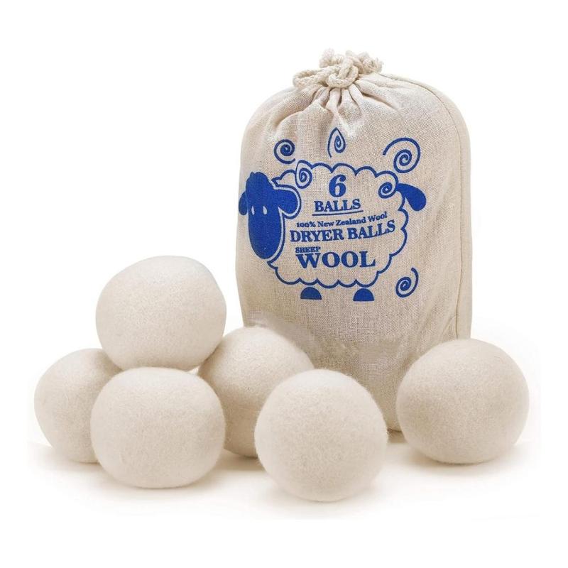 Wool Dryer Balls, Reusable Laundry Balls, Natural Fabric Softener, Reduce Wrinkles Tool, Drying Time Saving Tool, Large Drying Ball