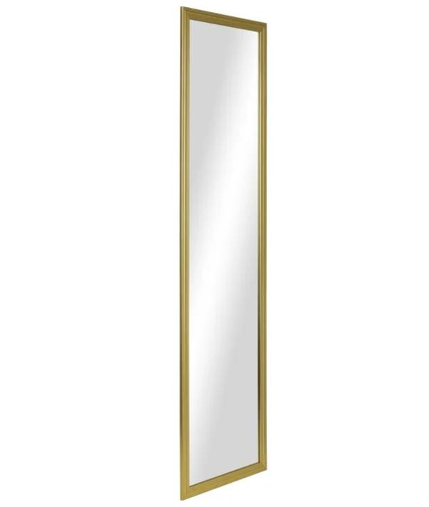 13x49 Full-Length Rectangular Gold Mirror