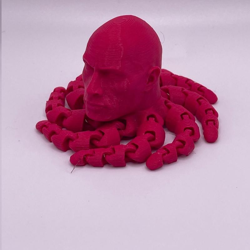 The Rock Octopus 3D Printed, Rocktopus Figurine