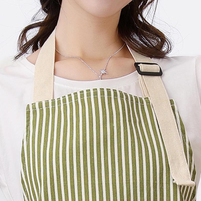 Apron, 2 Pack Cooking Apron for Women with Pocket Adjustable Chef Aprons for Kitchen, Cooking, Baking (Blue Green)