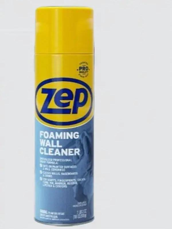 Zep ZUFWC18 Foaming Wall Cleaner, 18 oz, Clear