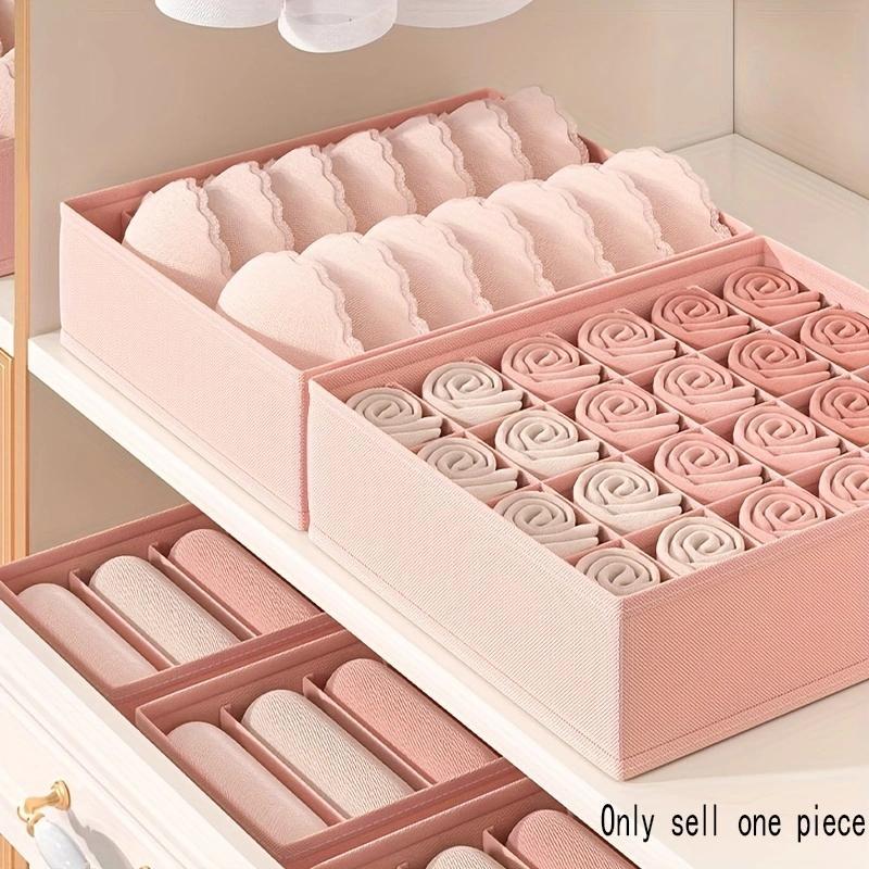 Drawer Type Clothes Storage Box, 1 Count Multi-grid Clothes Storage Box, Clothes Storage Organizer for Underwear, Socks, Bra, Pants, Home Organizer for Bedroom Wardrobe