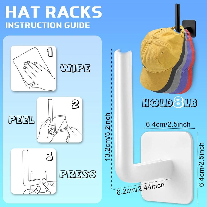 2pcs set Wall Mounted Tissue Holder, Punch Free Hats Storage Rack, Kitchen Hanging Organizer For Home