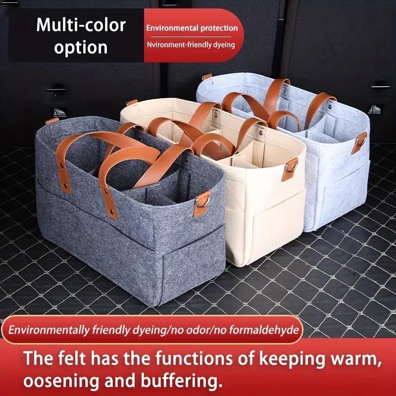 Foldable Large Capacity Storage Bag, Portable Multifunctional Storage Bag With Handle, Durable Organizer for Outdoor Travel