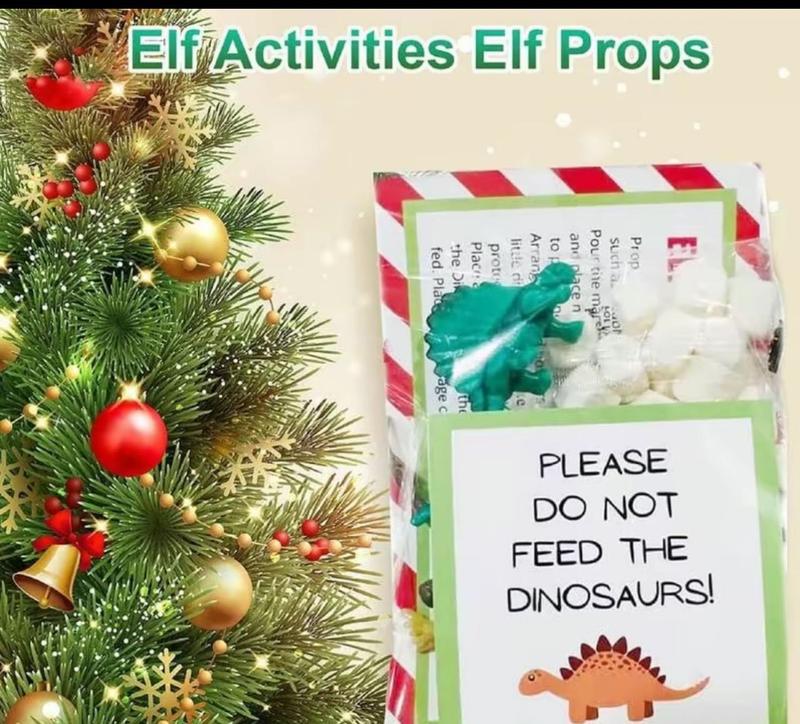 [Black Friday] 2024 New Elf Kit 24 Days of Christmas Elf Kit - Christmas Elf Adventure Kit 2024 Fun and Magical Countdown to Christmas Decorations Elf Kit 24 Day Elf Excursion Box Gifts Props