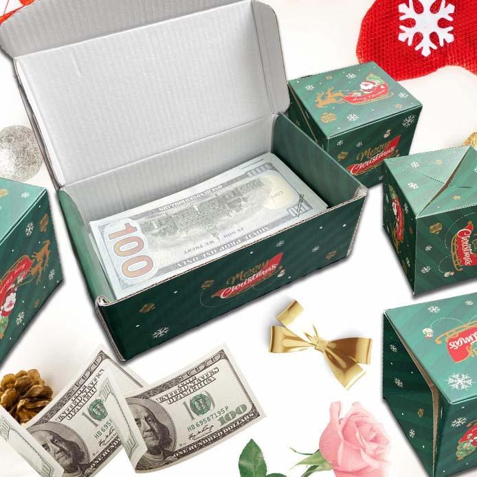 Pop-Out Money & Treats in Surprise Explosion Gift Box for Christmas and Birthdays.