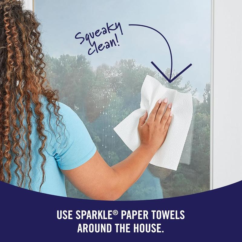 Paper Towels 6 Double Rolls = 12 Regular Rolls, Everyday Value Paper Towel With Full And Half Sheets Kitchen Pack