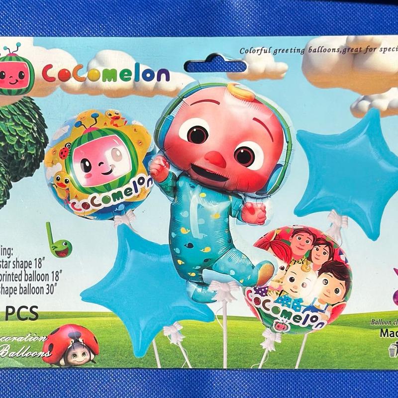 Cocomelon Balloons - Festive Party Supplies