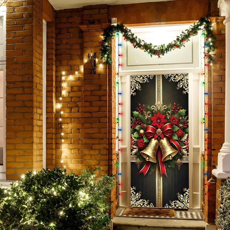 Christmas Themed Door Banner, 1 Count Exquisite Door Decoration Banner, Festive & Party Supplies for Home Living Room Bedroom