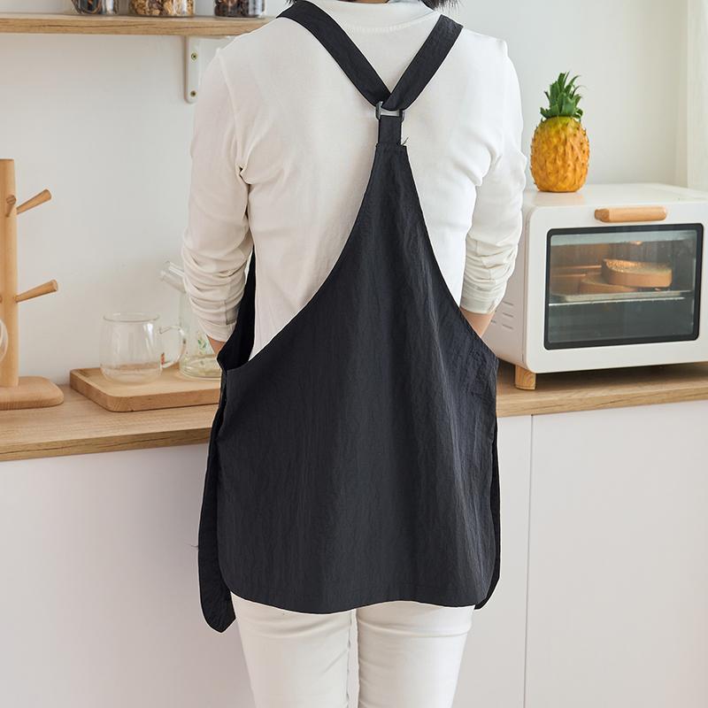 Unisex Apron with Pocket, 1 Count Solid Color Adjustable Apron, Work Apron for Restaurant, Coffee Shop, Barber, Waiter, Waitress, Home Care Supplies