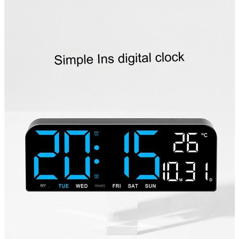 LED Digital Wall Clock Decorative Modern Simple, 10