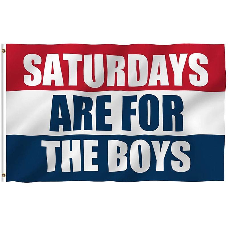 Saturdays are Boys Flag Fraternities Parties Dorm Room Balcony Decor Banner College Flags 3x5 Feet Ornaments