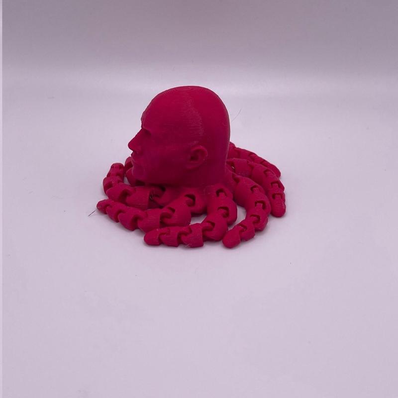 The Rock Octopus 3D Printed, Rocktopus Figurine