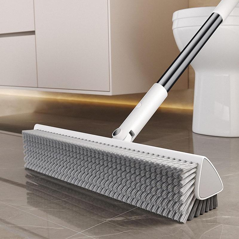 Crevice Brush, 1 Count Handheld Floor Gap Wall Cleaning Brush, Multifunctional Cleaning Tool for Bathroom Kitchen Dormitory Hotel Office Home