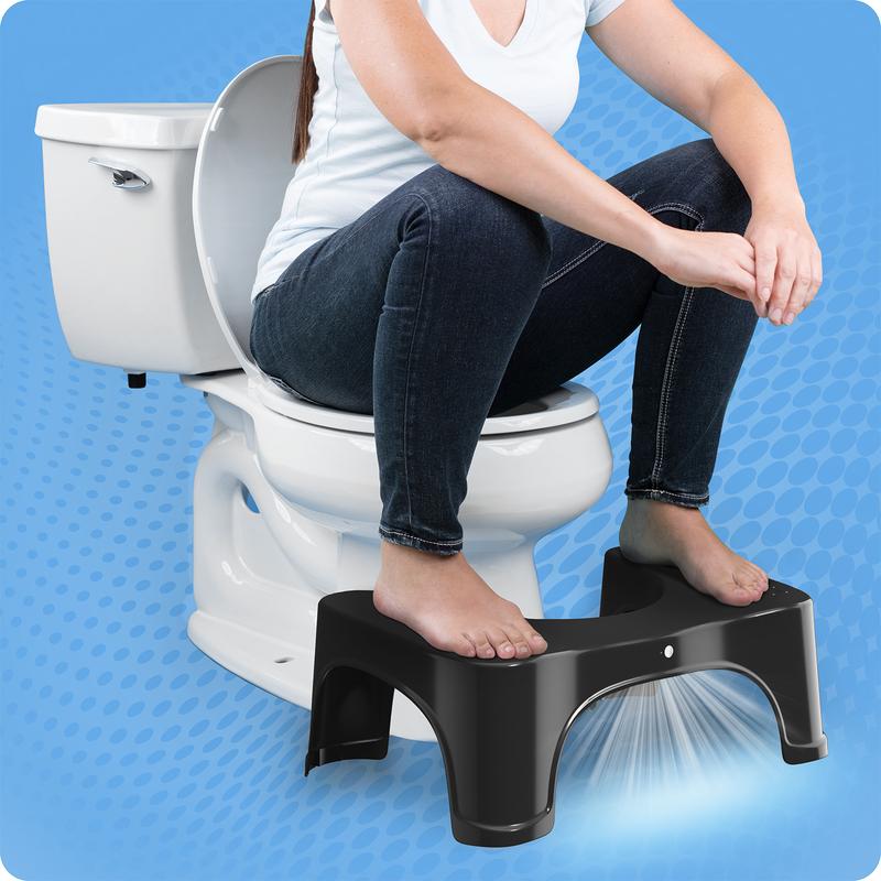 Squatty Potty - Eclipse Toilet Stool - Doctor Recommended - Relieves Bloating - Feel Lighter and Have Better Poops