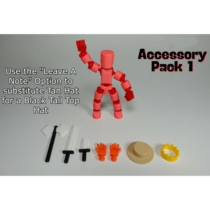 Customizable Action Figure - Modular, Articulated Figurine With Accessories - Home Decor Statue