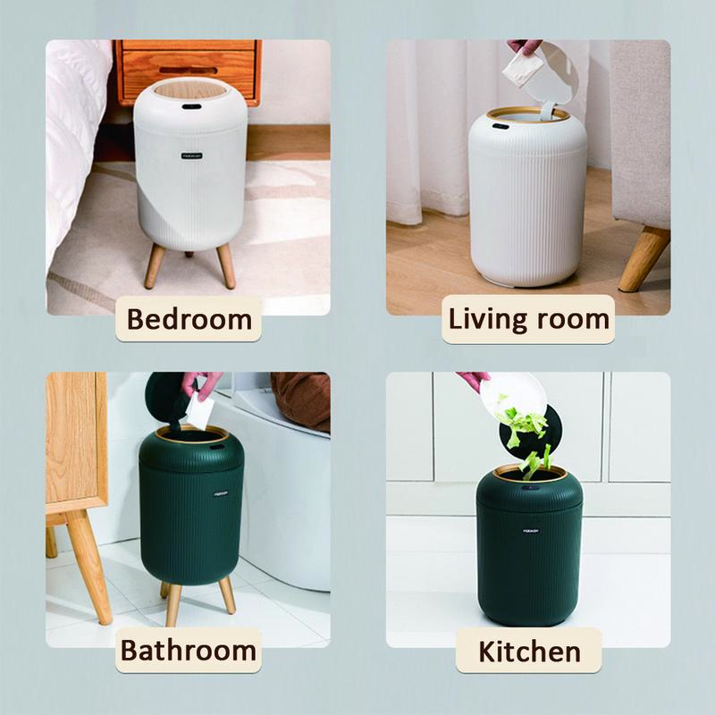 Smart induction  Waterproof  trash bins , trash cans for bathroom, trash cans  for Kitchen,for Bathroom,Bedroom.Office Nordic style ,cute bins