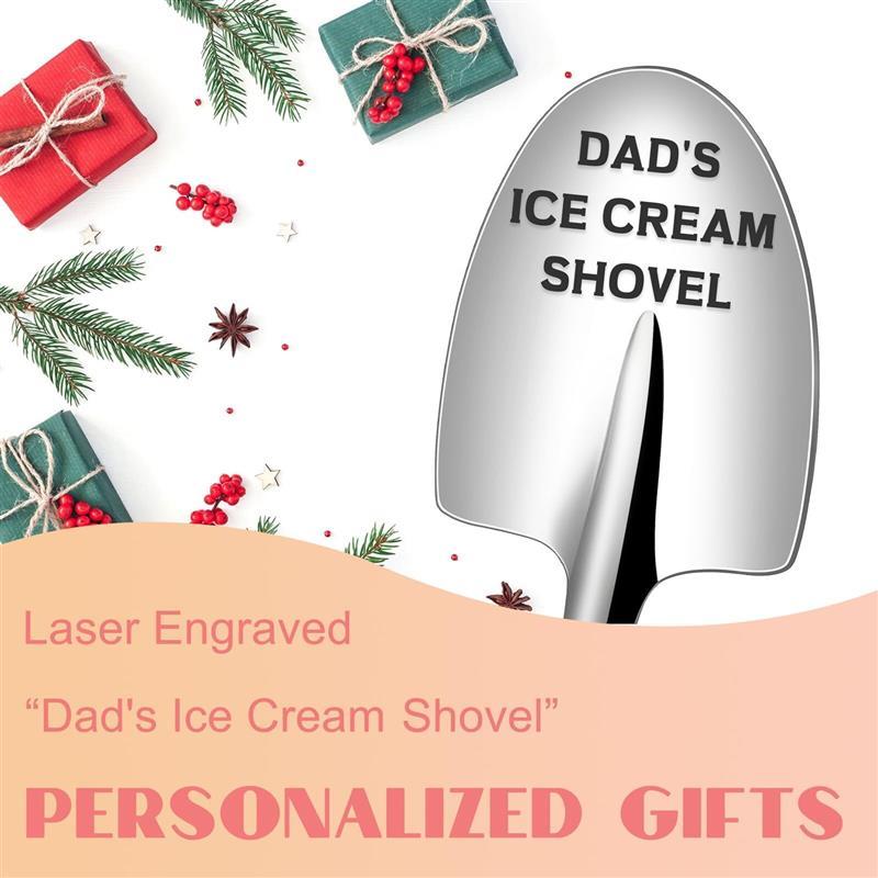 Funny Dad Gifts for Father, Birthday Gift for Dad Ideas, Christmas Gifts for Dad Stocking Stuffers for Men, Father Birthday Gifts Novelty Presents for Dad from Daughter, Dad's Ice Cream Shovel