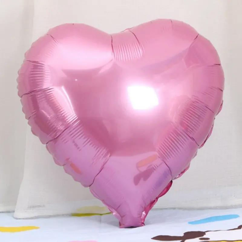 18 Inch Heart Shaped Balloon, 20pcs set Solid Color Balloon, Decoration Balloon for Proposal & Wedding & Party & Anniversary & Birthday