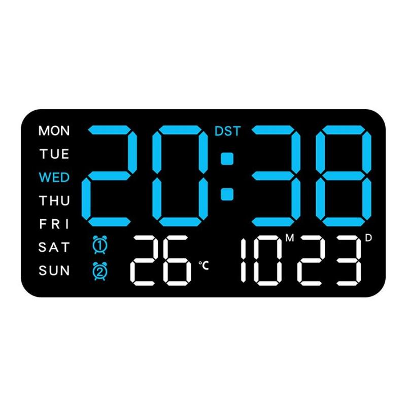 Multifunctional Electronic Clock, 1 Count Dual-purpose Clock, USB Powered Digital Clock, Wall Clock Display Time & Week & Temperature