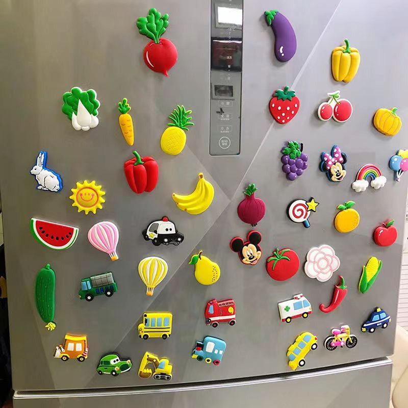 Fruit Design Fridge Magnet, 10pcs set Cute Magnetic Sticker For Refrigerator, Creative Home Decoration