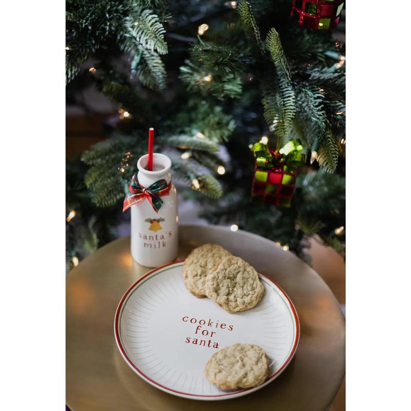 Santa’s Christmas Milk and Cookie Set