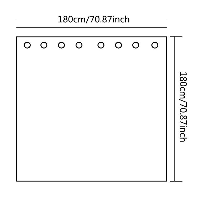 Marble Pattern Shower Curtain with Hooks, 1 Count Waterproof Mould Proof Bathroom Curtain, Bathroom Decoration Accessories