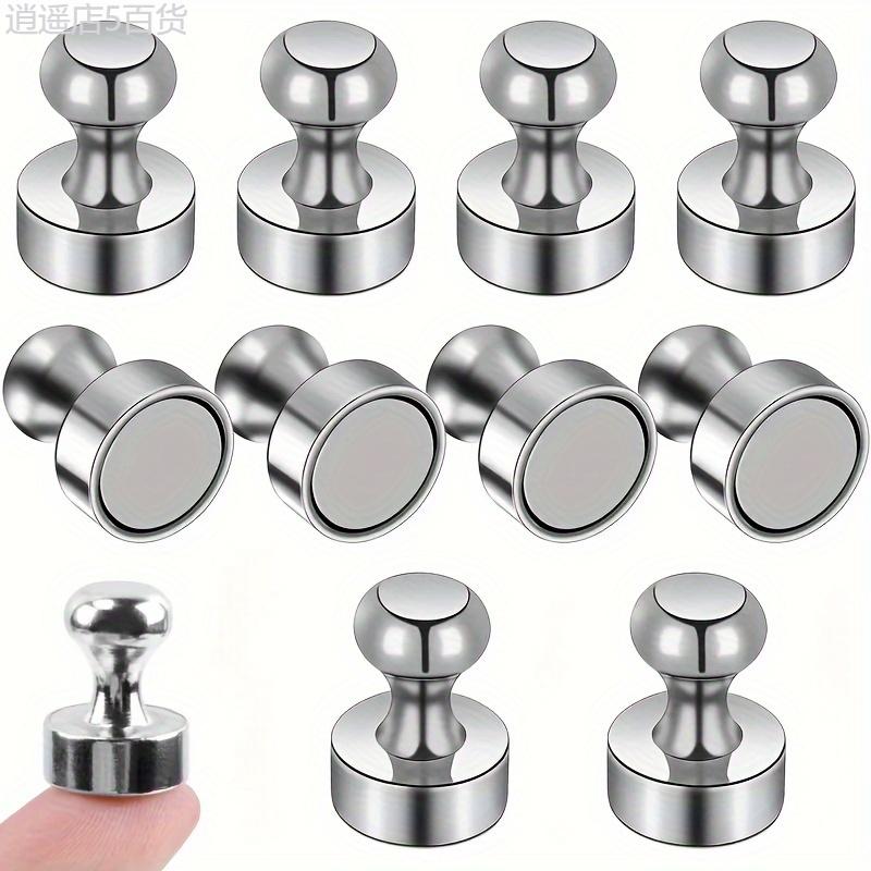 10pcs Strong Magnets For Whiteboard, Refrigerator Magnets, Small Push Pin Magnets For Whiteboard, Office Decor