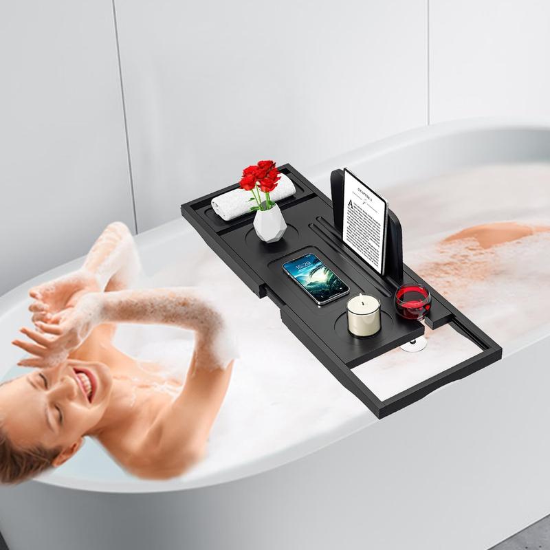 Premium Bathtub  Tray - Bath Tray - Bath Tub Tray Table for Bathtub - Bath  Tray for Bathtub, Expandable Size, Fits  Bath Tubs