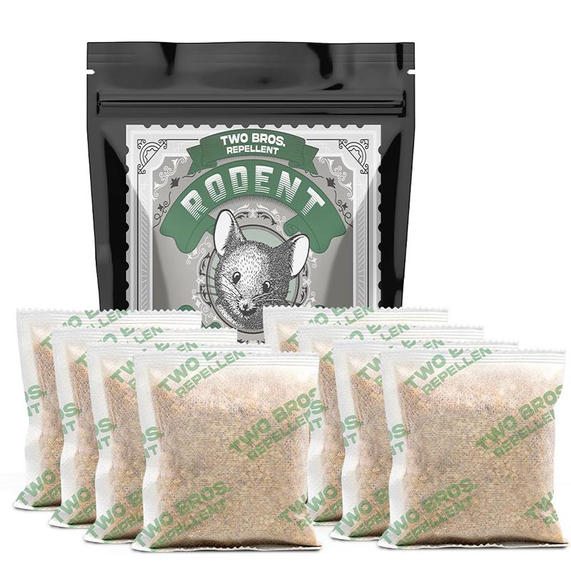 Two Bros. Rodent Repellent Mice Repellent Pest control Pouches - Effective and Safe Rat Repellents for Kids&Pets