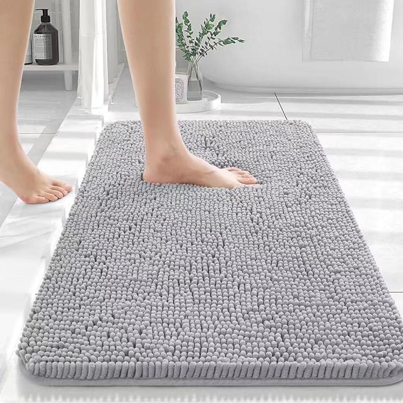 Non-slip Bath Mat, 1 Count Soft Absorbent Bath Rug, Machine Washable Bath Mat for Bathroom Floor, Home Decor Accessories