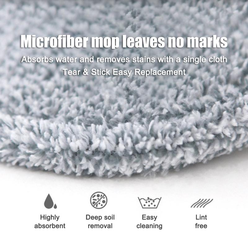 Extra Thick Microfiber Mop Pad Refill for Square Mop and and Bucket, Fits All Square Mop Heads Measuring 9 x 9 inches, Machine Washable up to 100x, 4 8 pcs