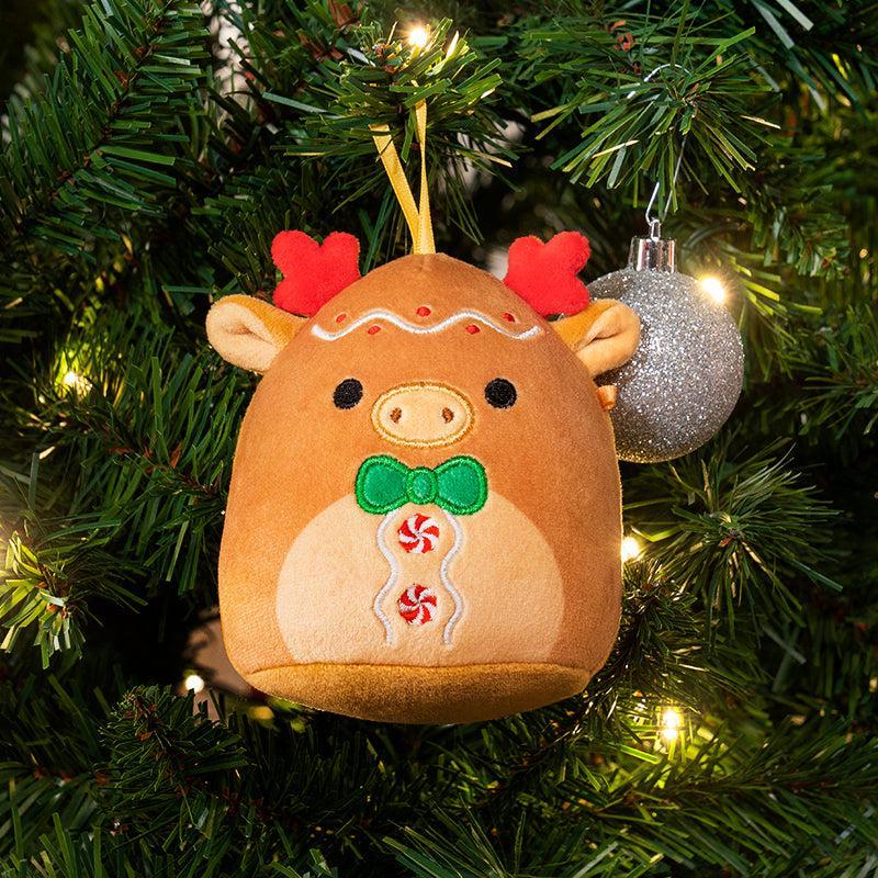 Squishmallows Cookie Ornament, 3-Pack, 4-Inch Select Series, Holiday Ornaments