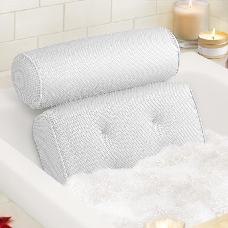 Bath pillow. Neck pillow for kids. Hot tub pillow. Pool Back Bath Gloves Bath. Great for back support. Long interrupted bath, no back pain afterwards Bath Gloves Bath Sponge Accessories Cloth Cushion Water Proof Wipe